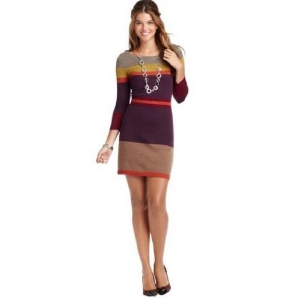 💜 LOFT multicolor dress